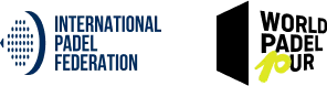Logos de International Padel Federation y World Padel Tour